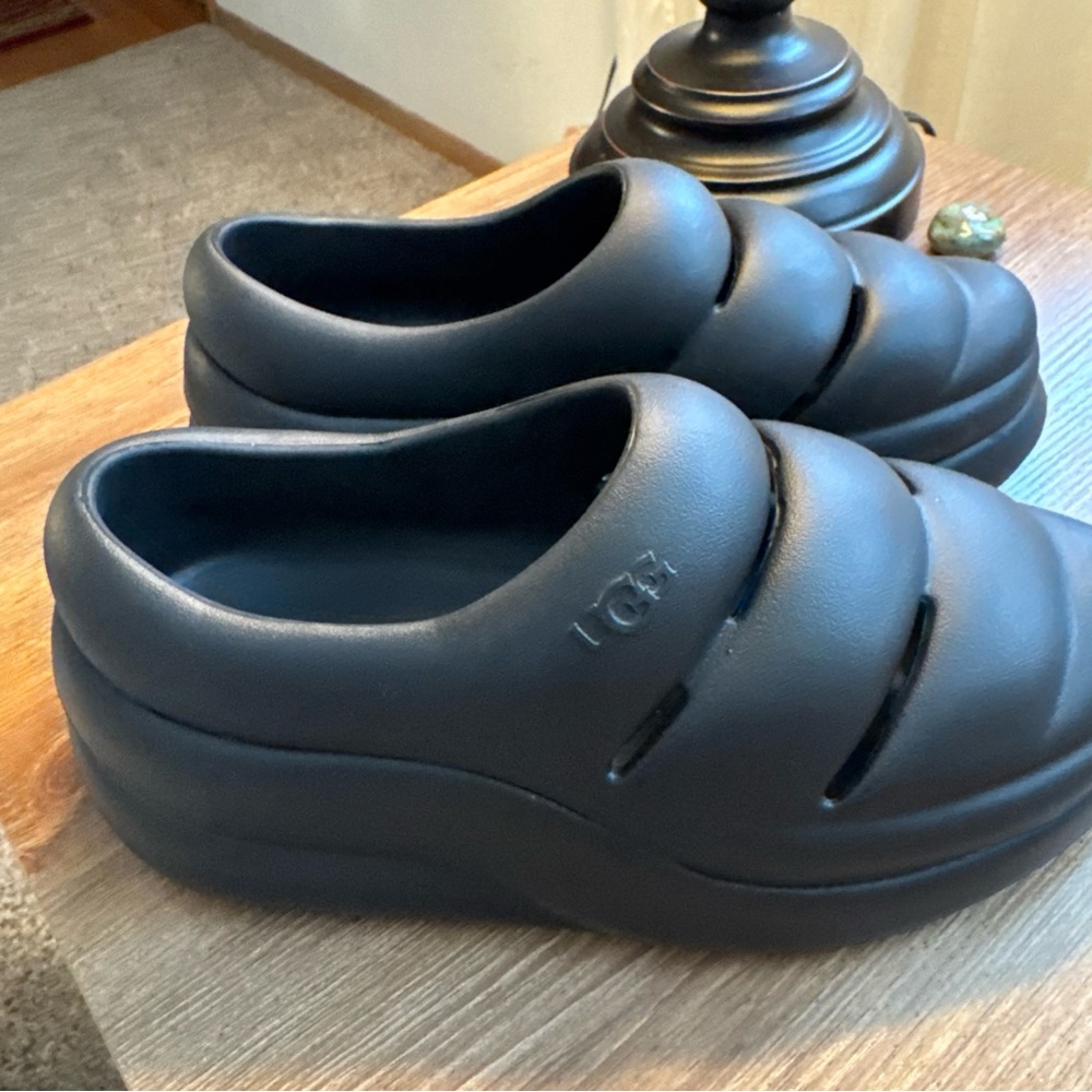 Stylish UGG Black Slip-On Shoes